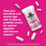 Garden of Life Once Daily Dr. Formulated Probiotics for Women 50 Billion CFU 16 Probiotic Strains with Organic Prebiotics for Digestive, Vaginal & Immune Health, Dairy Free, Shelf Stable 30 Capsules - Image 3