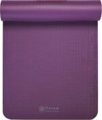 Gaiam Essentials Thick Yoga Mat Fitness & Exercise Mat with Easy-Cinch Yoga Mat Carrier Strap, 72"L x 24"W x 2/5 Inch Thick - Image 10