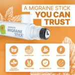 Migrastil Migraine Stick Rollon - Fast Cooling Comfort for Your Head. Aromatherapy with Peppermint & Other Essential Oils. Metal Roller. Made in USA by Basic Vigor - Image 6