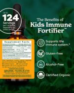 Herb Pharm Kids Certified-Organic Alcohol-Free Immune Fortifier Liquid Herbal Formula, 1 Ounce - Image 2