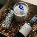 Ritual Smudge Kit - Sage Bundle, Cleansing Spray & Evil Eye Candle | Energy Cleansing Set for Home, Office | Reiki Healing Tools | Spiritual Gifts | Meditation & Yoga Accessories | White Sage Smudging