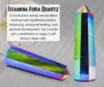 Titanium Aura Quartz Crystal Towers ~ Natural Healing Crystal Point Obelisk for Reiki Healing and Crystal Grid (2" to 3" INCH) - Image 5