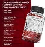 Atlantis Nutrition Testosterone Booster For Men Gummies - Male Enhancement, Boosts Energy, & Optimizes Physical Performance Formulated w/Tribulus, Horny Goat Weed, Saw Palmetto, Maca Root - 60 Gummies - Image 6