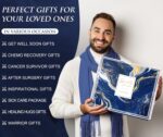 Get Well Soon Gifts for Men, After Surgery Cancer Gifts for Men Chemo Care Package Get Well Gift Basket for Sick Friends, Thinking of You Feel Better Birthday Gifts Box for Men Dad Brother w/Tumbler - Image 3
