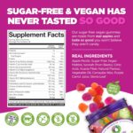 NUTRAMIN Daily Vegan Keto Multivitamin Gummies Non-GMO Natural Vitamin C, D + Zinc for Immunity, Plant-Based, Sugar-Free, Nut-Free, Gluten-Free, Biotin, Vitamin A, B, B6, B12 & More 90 Count, 45 Days - Image 2