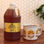 HONEY FEAST Wildflower Honey - 6 Pounds (1/2 Gallon) Bulk Honey, All Natural, Unfiltered, Unheated Honey, Perfect for Sweetening & Baking - Image 2