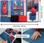Fidget Blanket for Dementia | Calming & Comforting Dementia Activities for Seniors | Dementia Products for Elderly | Sensory Blanket | Helps with Alzheimer’s, Dementia, Asperger’s, Autism, Anxiety - Image 5
