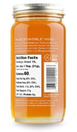 Bee Harmony American Raw Wildflower Honey, 12 OZ (Pack of 2 Jars) - Image 7