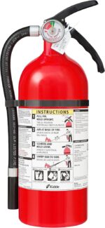 Kidde Fire Extinguisher for Home & Office Use, 2-A:10-B:C, 4 Lbs., Hose & Wall Mount (Included)