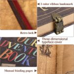 Adventure Book 148-Page DIY Handmade Scrapbook Kit - Embossed Leather Cover - Gift Boxed with Full DIY Accessories for Couples, Weddings, Anniversaries & More for Life’s Greatest Adventures - Image 2