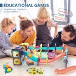 LTKFFFdp Magnetic Building Blocks STEM Educational Toys for Kids Ages 4-12, Ball Track and 3D Stacking Construction Set - Image 5