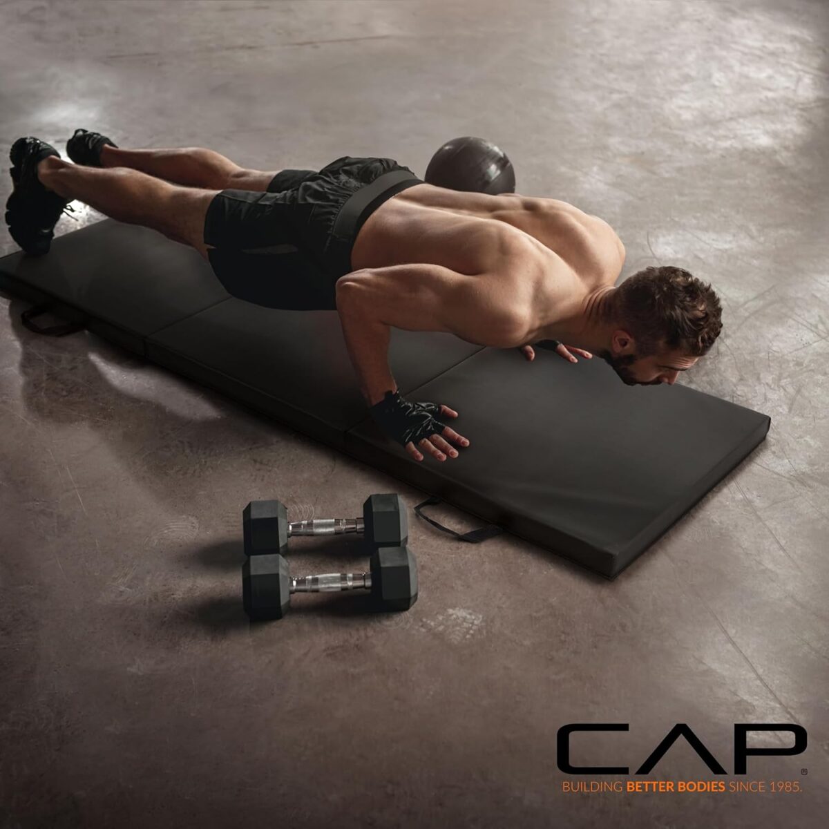 CAP Barbell All Purpose Folding Anti Tear Exercise Training Aerobic Fitness Gym & Gymnastics Balance Mat | Multiple colors - Image 6