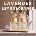 Reed Diffuser Set, Binca Vidou Lavender Orange & Lemon Natural Scent Oil Diffusers with Sticks for Home Office Bathroom Aromatherapy Decor 1.69oz x 2 - Image 7
