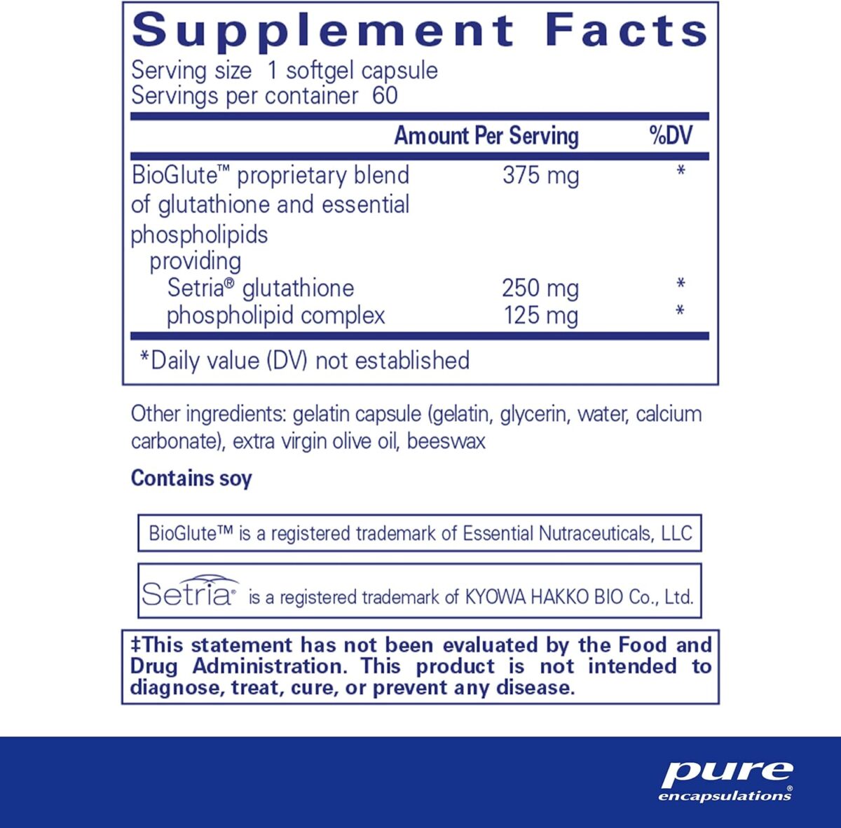 Pure Encapsulations Liposomal Glutathione - Immune Support & Liver Detox* - Antioxidant Protection - with Setria Glutathione - Non-GMO - 60 Softgel Capsules - Image 2