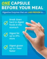 Zenwise Health Digestive Enzymes and Bromelain for Gut Health - Probiotic Multi Enzymes with Prebiotics and Probiotics for Women and Men for Digestive Health and Bloating Relief for Digestion - 100 CT - Image 3
