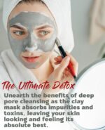 Aztec Secret Essential Indian Clay Mask Kit by Etana – 100% Natural Calcium Bentonite for Deep Pore Cleansing - Facial, Hair & Body Detox Set With Accessories - Image 6