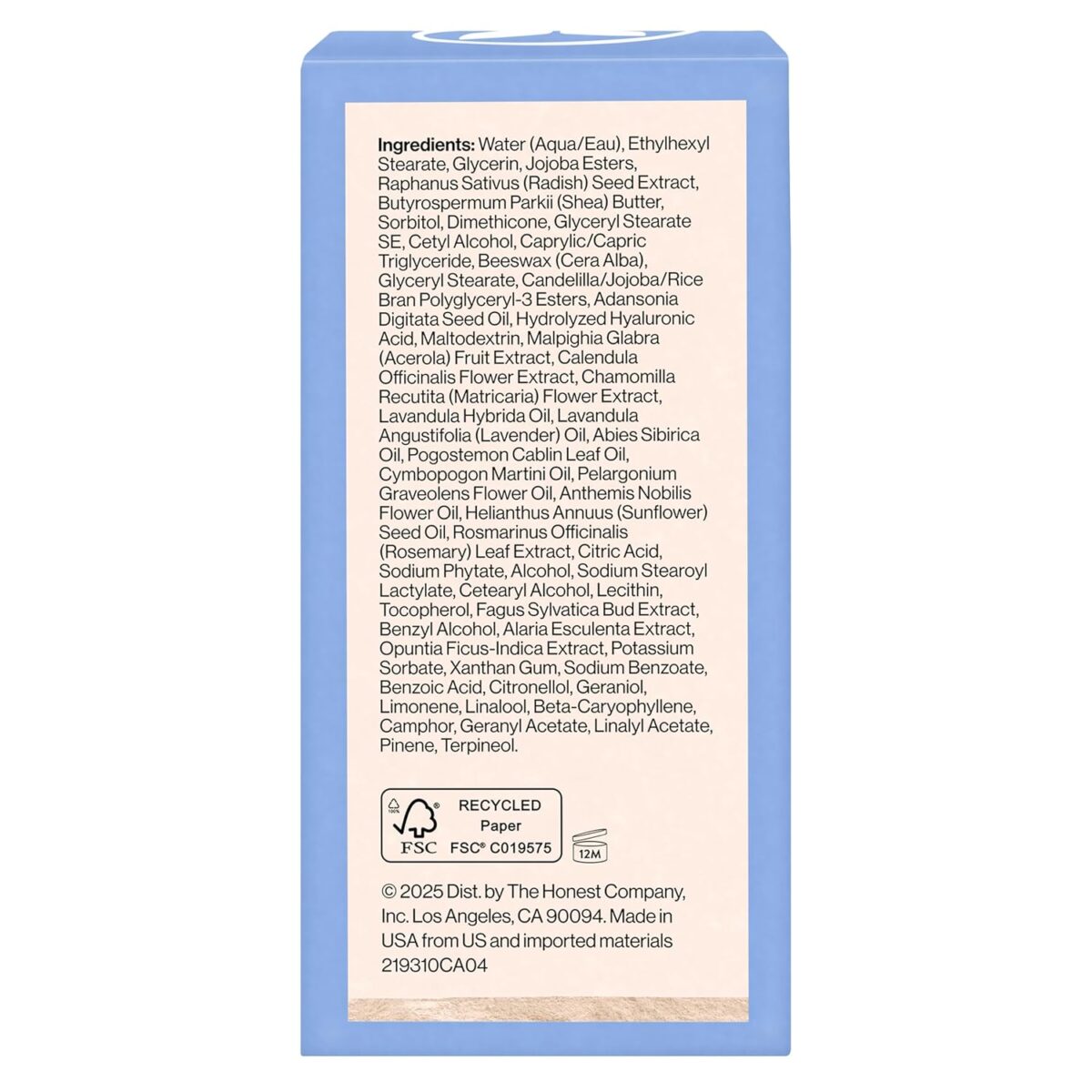 Honest Beauty Deep Hydration Face Cream for All Skin Types | Supports Natural Moisture Barrier | Shea Butter + Baobab Seed Oil | EWG Verified + Cruelty Free | 1.7 fl oz - Image 12