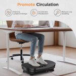 FEIERDUN Vibration Plate Exercise Machine, Vibration Plate for Lymphatic Drainage, Power Plate Vibration Platform for Weight Loss, Toning & Wellness - Image 8