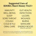 KOORA Marri Honey TA 25+ (MGO 1197+ Manuka Honey Rating Equivalent), Raw Medical Grade for Daily Health & Immune Support, from the Ancient Forests of Western Australia, 8.8 oz - Image 8