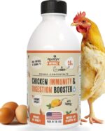 Roosty's Naturals Chicken Immunity & Digestion Booster | Chicken Supplements | Omega-3 Chicken Vitamins and Supplements | Poultry Vitamins for Chickens | Bird Health Supplies