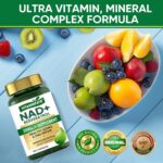 NAD+ Supplement 2000 mg - 120 Capsules True NAD+ & Resveratrol, NMN Alternative Supports Anti-Aging, Cellular Energy & Repair, Metabolism & Brain Boost for Men & Women - Image 4