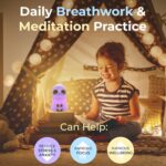 Mindsight 'Breathing Buddha' Guided Visual Meditation Tool for Mindfulness | Slow Your Breathing & Calm Your Mind for Stress & Anxiety Relief | Perfect for Adults & Kids | Relaxing Self Care Gift - Image 4
