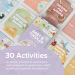 Inspire My PLAY - 30 x Baby and Toddler Sensory Play Activity Cards - Inspiration for Creative Play Activities - Sensory Cards for Babies Learning - Image 3