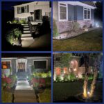NYMPHY Solar Lights Outdoor Waterproof IP68, 56 LED 3 Lighting Modes Solar Powered Garden Yard Spot Solar Lights for Outside Landscape- 4 Pack (Cool White) - Image 6