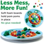 Creativity for Kids Pom Pom Pictures: Animals - Preschool Learning Activities, Sensory Toys for Toddlers, Toddler Arts and Crafts for Ages 3-5+ - Image 4