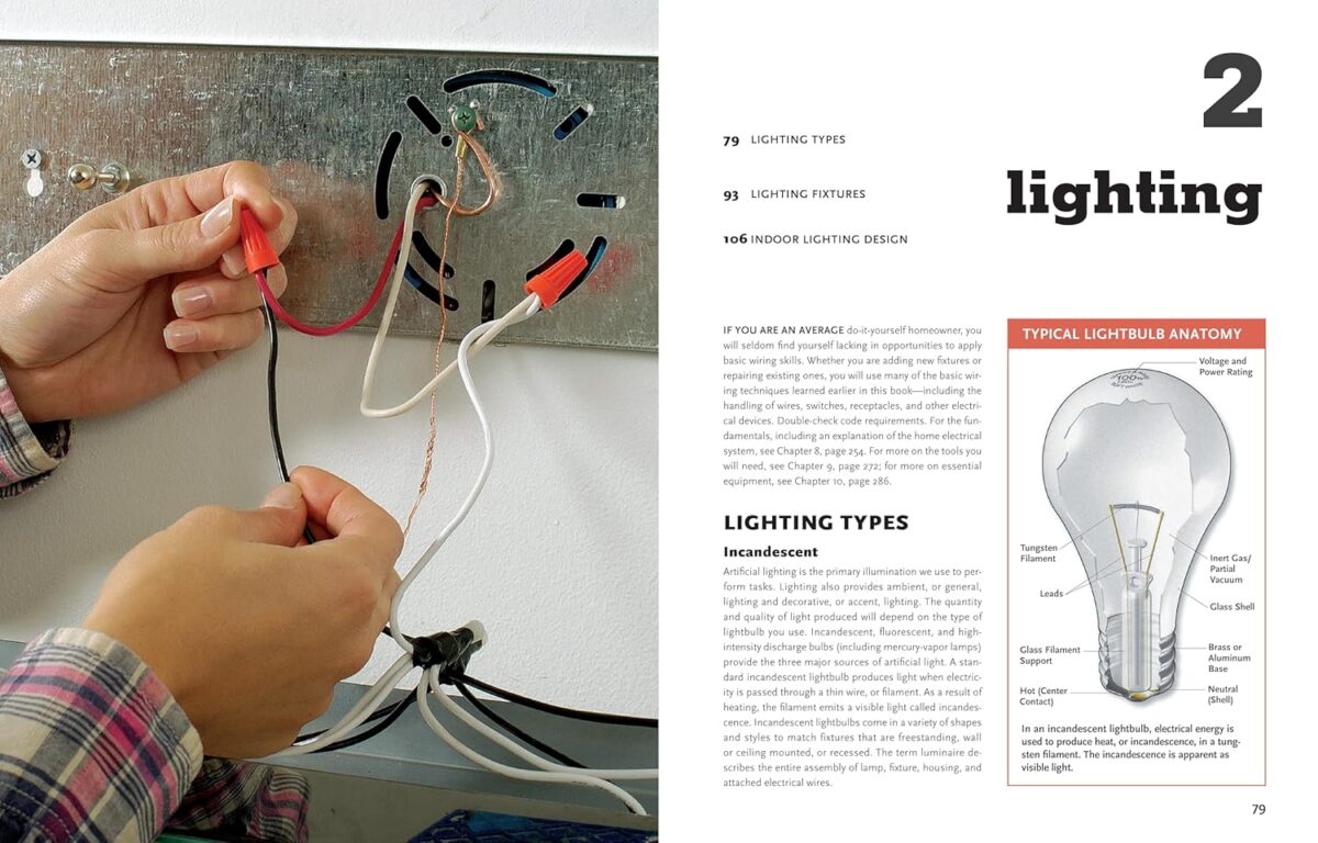 Ultimate Guide Wiring, Updated 10th Edition: Meets Current National Electrical Code Standards (Creative Homeowner) DIY Home Electrical Installations and Repairs - Switches, Outdoor, LED, and More - Image 7