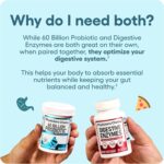 Physician's CHOICE Advanced Gut Health Bundle: 60 Billion Probiotics 30ct + Digestive Enzymes 60ct for Digestive, Gut, and Immune Health Supports Occasional Constipation, Diarrhea, Gas, and Bloating - Image 4