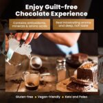 GoldCoast 100% Natural Cacao Powder, Made from Raw Ghanaian Cacao Beans, High Flavanols & Unsweetened, No Additives & Non-GMO, Rich Flavor, 14 Oz - Image 3
