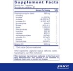 Pure Encapsulations Digestive Enzymes Ultra with Betaine HCl - Vegetarian Digestive Enzyme Supplement to Support Protein, Carb, Fiber, and Dairy Digestion* - 180 Capsules - Image 2