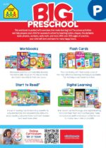 School Zone Big Preschool Workbook: 320 Pages, Toddler, Pre-K, ABCs, Alphabet, Basic Phonics, Writing Skills, Early Math & Numbers, Colors & Shapes, Matching, Follow Directions, Ages 3-5 - Image 2
