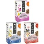 Numi Organic Tea Immunity Variety Pack, 16 Tea Bags (Pack of 3), Elderberry and Echinacea Tea
