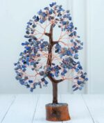 Lapis Lazuli Chakra Tree of Life, Crystal Tree of Life - Handmade Gemstone Tree, Feng Shui Tree, Crystal Decoration, Artificial Tree, Spiritual Gifts, Money Tree Bonsai, Stone Tree, Healing Crystals - Image 2