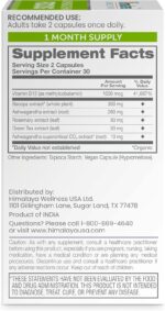 Himalaya Ashwagandha+ Focus with Ashwagandha, Bacopa, Rosemary & Green Tea for Memory, Focus and Clarity, 60 Capsules, 1 Month Supply, Vegan, Gluten Free - Image 2
