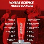 RESCUE PAIN RELIEF & RECOVERY Cream - All-in-One Solution for Back, Neck, Knee, Hand, Foot, and Shoulder Pain - Combines Power of Key Ingredients from Leading Pain Relief CreamProducts - 4 Ounces - Image 3