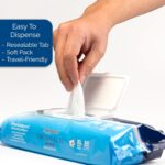 TenderProtect® Original XL Premium Adult Wipes (600 Ct), Extra-Large 9"x12" Wet Wipes with Aloe, Wash Cloths for Babies & Elderly, Incontinence, Hands & Body Cleaning - Image 8