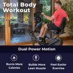 Teeter FreeStep Recumbent Cross Trainer Stepper, Zero-Impact Exercise Bike Alternative w/Patented Physical Therapy Stride, Up to 350lb, Free App w/Trainer Workouts - Image 3