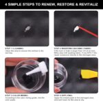 STARTSO WORLD Black Leather Repair Kit, Vinyl Repair kit for Car Interiors, Furniture, Couches, Car Seat, Sofa, Jacket and Purse, Restores Faux, Artificial, Genuine Pleather - Image 4