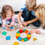 FNJO Magnetic Tiles, 110PCS Magnet Building Set, Magnetic Building Blocks,Construction STEM Learning and Playing Toys for Kids, Montessori Toy for Preschool Boys Girls Toddlers Classroom Must-Haves - Image 5