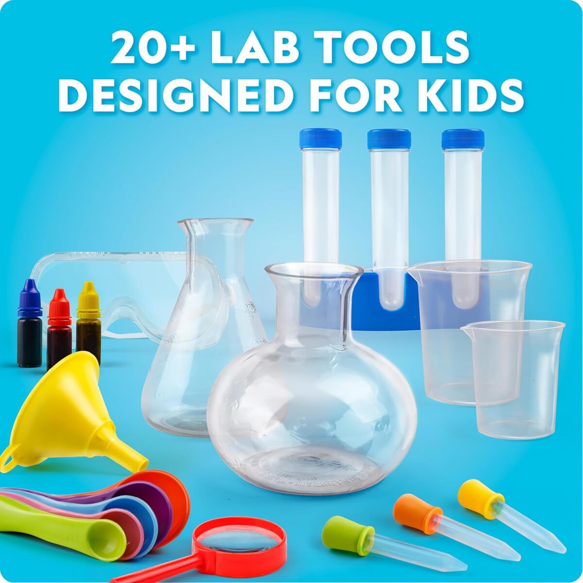 National Geographic Kids Junior Chemistry Set - Complete Early Learning Lab Kit with 50 Science Experiments for Kids and 20+ Lab Tools, Kids Chemistry Set, Science Experiments for Kids 4-6 - Image 5