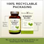 Herbal Roots Organic Ginkgo Biloba Made with Pure Organic Ginkgo Leaf - 1,400mg per Serving, 60 Vegan Capsules - Image 5