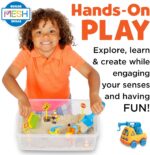 Creativity for Kids Sensory Bin: Construction Zone Playset - Preschool Learning Activities, Excavator Toys for Boys Ages 3-5+, Outdoor Toys and Gifts for Kids - Image 2