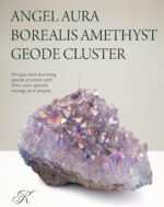 KALIFANO Angel Aura Amethyst Geode - Titanium Bonded High Energy Amatista Crystal - Natural Reiki Wicca Rock with Healing and Calming Effects (Family Owned and Operated) - Image 4