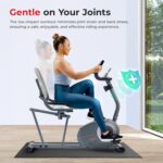 Sunny Health & Fitness Essentials Series Magnetic Smart Recumbent Bike with Exclusive SunnyFit App Enhanced Bluetooth Connectivity – SF-RB422003 - Image 4