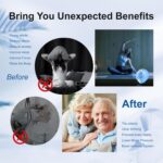 Mindfulness Gifts,Guided Visual Meditation Breathing Tool, Stress Relief Gifts for Women & Night Light for Anxiety Relief,Sleep Aid Device,Self Care Relaxation Gifts for Women Men Kids - Image 3