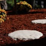 Ei Circular 15.5” Stepping Stones with Ground Stakes - Home or Garden Step Stones for Outdoor Walkway or Pathway Pavers - Resin Material (4, Beige Limestone) - Image 7