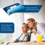 TenderProtect® Original XL Premium Adult Wipes (600 Ct), Extra-Large 9"x12" Wet Wipes with Aloe, Wash Cloths for Babies & Elderly, Incontinence, Hands & Body Cleaning - Image 4